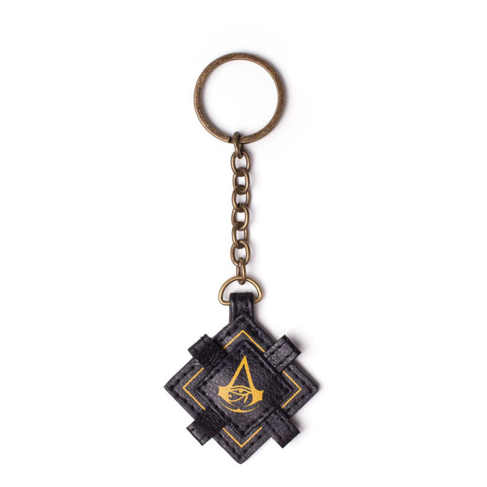 Origins Faux-leather Crest With Metal Keychain, Multi-colour