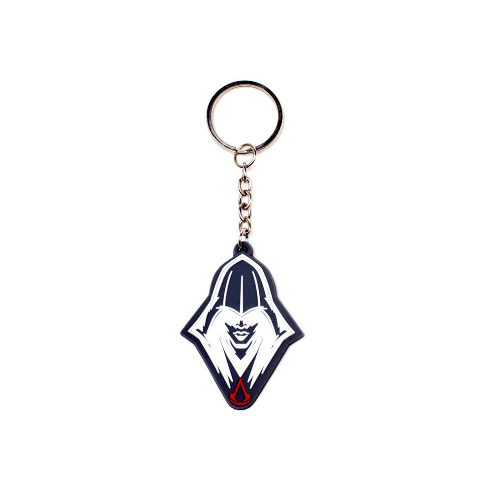 Assassin Rubber Pendant Keychain, Multi-colour