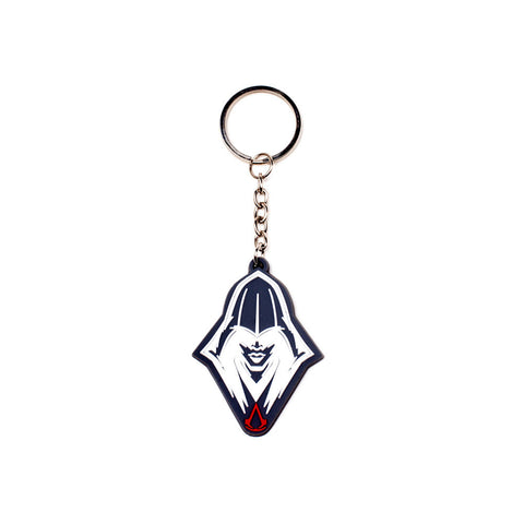 Assassin Rubber Pendant Keychain, Multi-colour