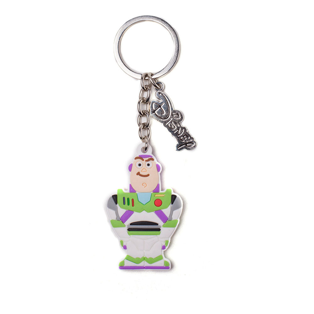 Toy Story Buzz Lightyear Rubber Keychain, Unisex, Multi-colour