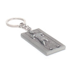 Carbonite Frozen Han Solo 3d Metal Keyring, Silver