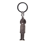 Morty With Moveable Head Metal Keychain, Multi-colour