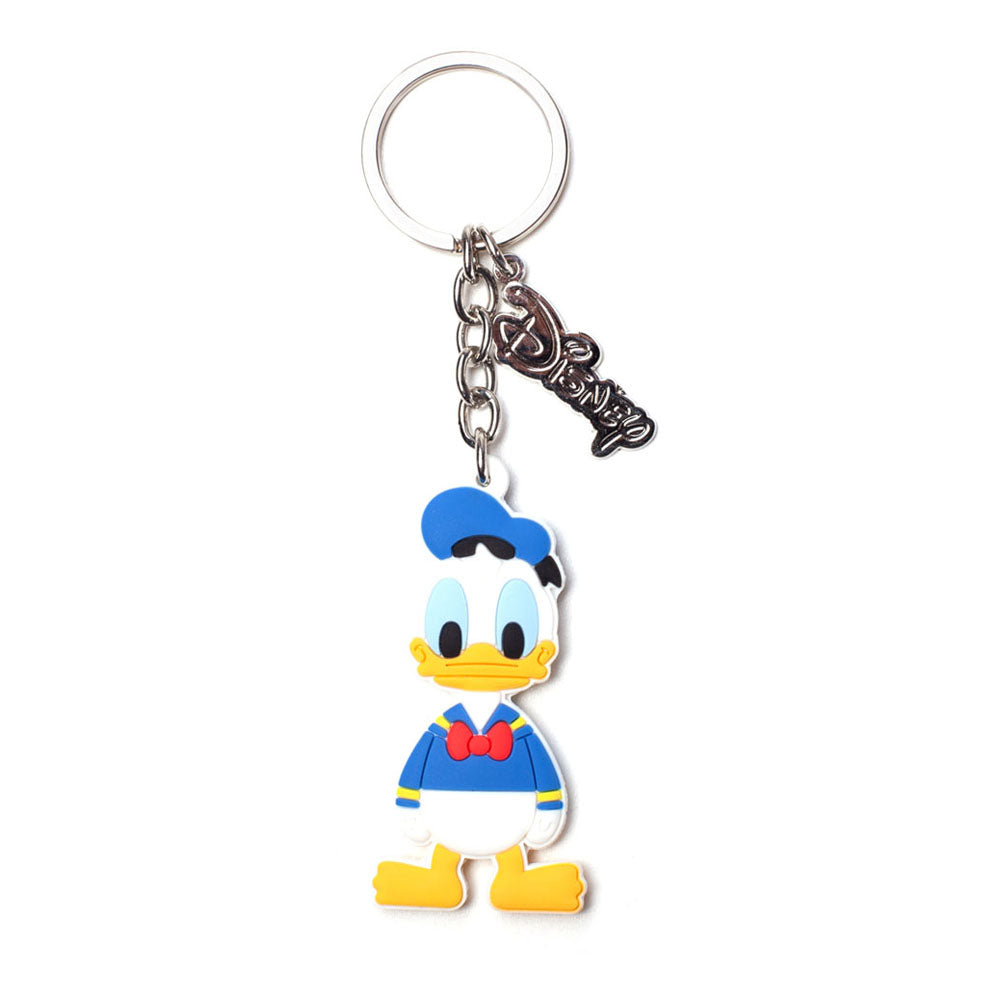 Donald Duck Rubber Keychain, Unisex, Multi-colour