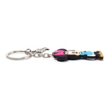 Minnie Mouse Rubber Keychain, Unisex, Multi-colour