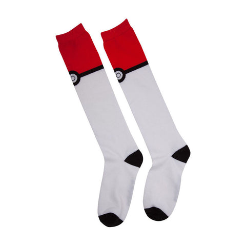 Pokeball Knee High Socks, Female, Multi-colour