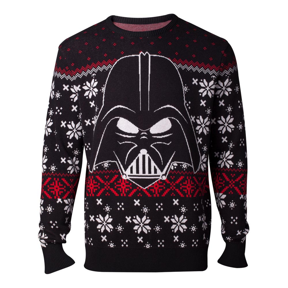 The Last Jedi Darth Vader Christmas Knitted Sweater, Male, Extra Extra Large, Black