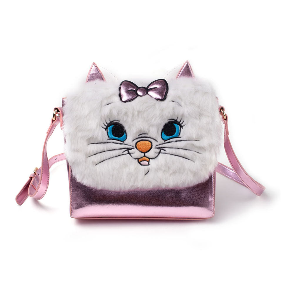 The Aristocats Marie Shaped Shoulder Bag With Shoulder Strap, Female, Pink-white