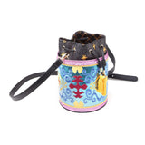 Aladdin Magic Carpet Glitter Drawstring Bucket Bag, Female, Multi-colour