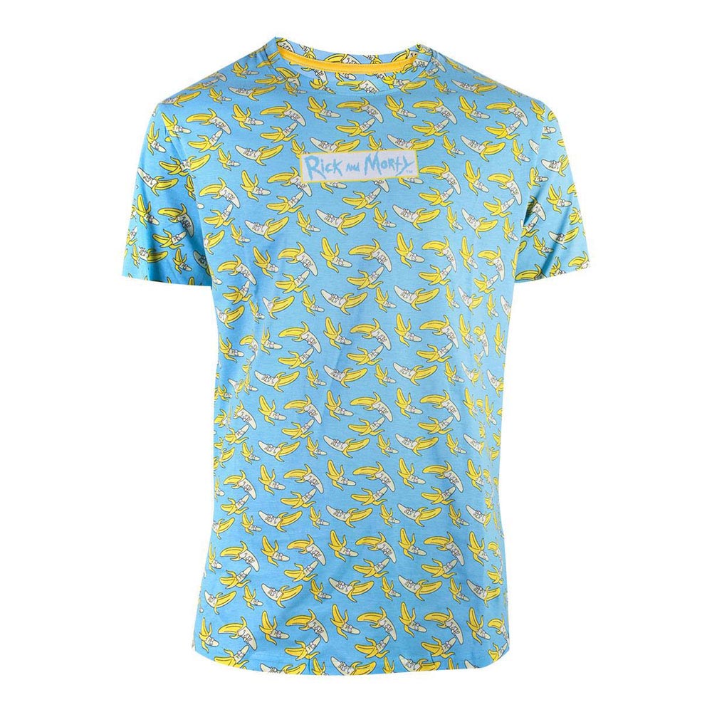 Banana All-over Print T-shirt, Male, Extra Extra Large, Blue