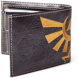 Legend Of Zelda Gold Royal Crest Bi-fold Wallet, Male, Black