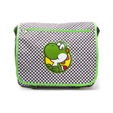 Super Mario Bros. Yoshi Chequered Messenger Bag, Multi-colour