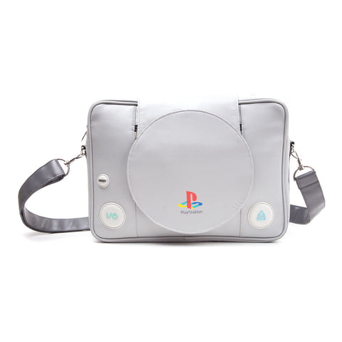 Playstation One Console Messenger Bag, Grey