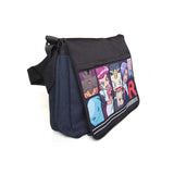 Team Rocket Messenger Bag, Black-dark Blue