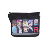 Team Rocket Messenger Bag, Black-dark Blue