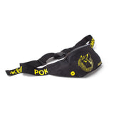 Pikachu Street Signs Waist Bum Bag, Unisex, Black-yellow