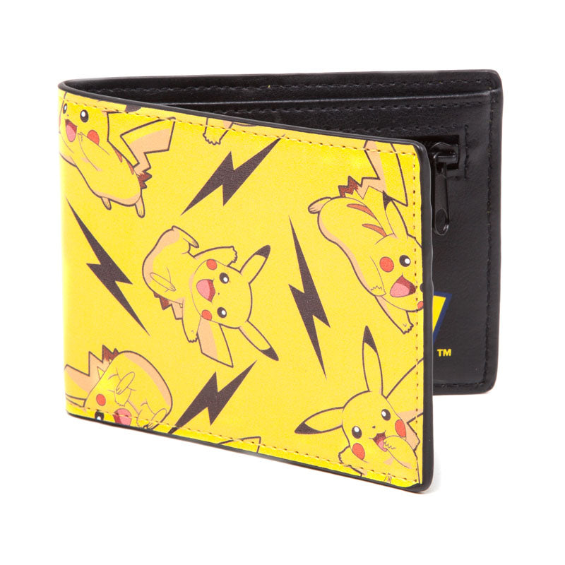 All-over Pikachu Bi-fold Wallet, Male, Multi-colour