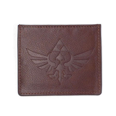 Legend Of Zelda Faux Leather Debased Logo Card Wallet, Male, Brown