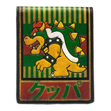 Super Mario Bros. Bowser Kanji Bi-fold Wallet, Male, Green