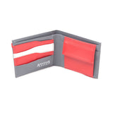 Debossed Crest Bi-fold Wallet, Male, Multi-colour