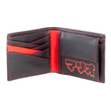 Super Mario Bros. Red Mario Patch Bi-fold Wallet, Male, Black-red