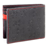 Super Mario Bros. Red Mario Patch Bi-fold Wallet, Male, Black-red