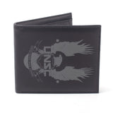 Unsc Logo Bi-fold Wallet, Male, Black