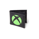 Xbox Logo Bi-fold Wallet, Male, Black