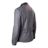 Rogue Red Brotherhood Crest Logo Jacket, Male, Medium, Grey