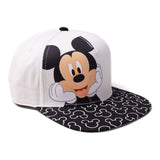 Disney Minnie Mouse Snapback Baseball Cap, Kids Boy, White-black