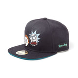 Characters Snapback Baseball Cap, Black-turquoise