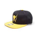 X-men Wolverine Mask Snapback Baseball Cap, Black-yellow