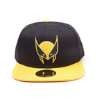 X-men Wolverine Mask Snapback Baseball Cap, Black-yellow