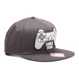 Playstation One Since 1994 Controller Snapback Baseball Cap, Dark Grey