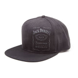 Bottle Logo Snapback Baseball Cap, Black