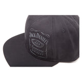 Bottle Logo Snapback Baseball Cap, Black