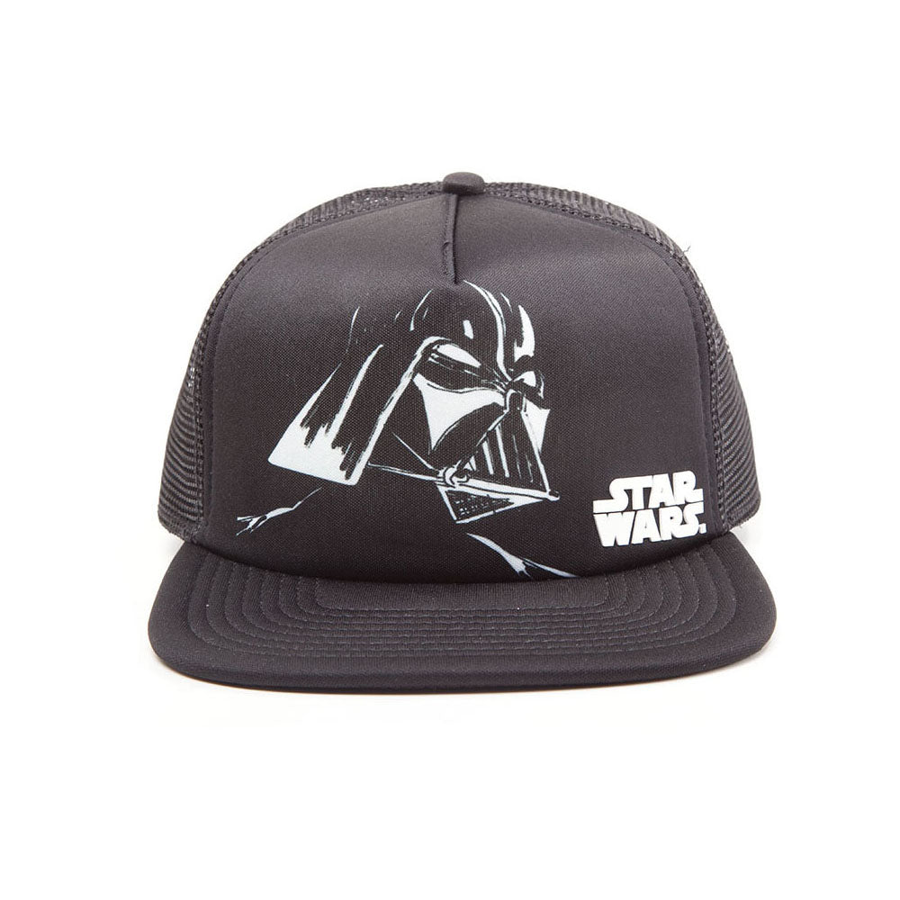 Darth Vader Trucker Snapback Baseball Cap, Black