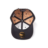 Super Mario Bros. Bullet Bill Weathered Snapback Baseball Cap, Dark Grey