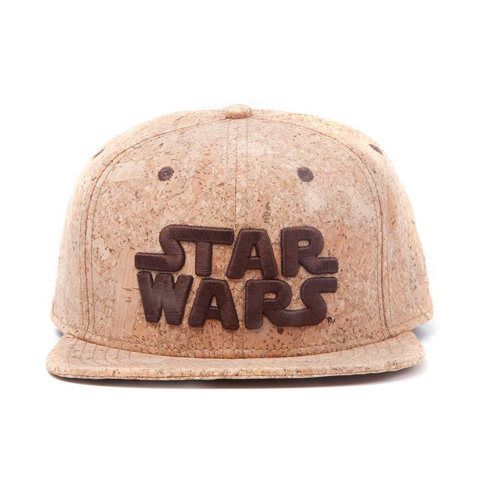 Embroidered Main Logo Snapback Baseball Cap, Tan-cork