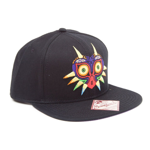 Legend Of Zelda Majora's Mask Snapback Baseball Cap, Black