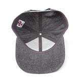 Umbrella Logo Snapback Baseball Cap, Unisex, Grey