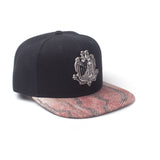 Metal Badge Logo Snapback Baseball Cap, Multi-colour