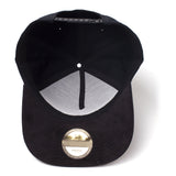 Legend Of Zelda Gold Logo & Royal Crest Snapback Baseball Cap, Unisex, Black