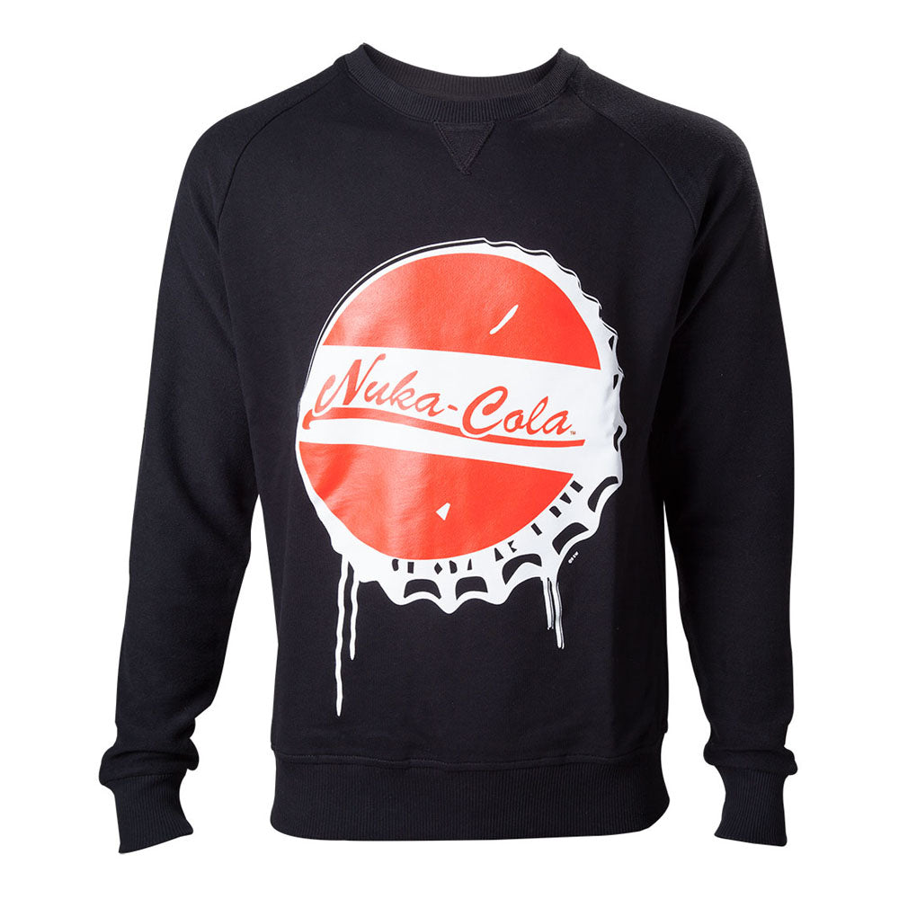 4 Nuka Cola Bottle Cap Sweater, Male, Extra Large, Black