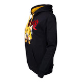 Retsuko Rage Embroidered Hoodie, Female, Extra Extra Large, Black