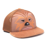 Kids Chewbacca Face Trucker Cap, Orange