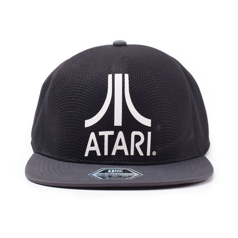 Logo Seamless Snapback Baseball Cap, Unisex, Black-grey