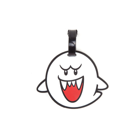 Super Mario Bros. Boo Rubber Luggage Tag, One Size, Multi-colour