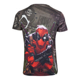 Deadpool Dollar Bills T-shirt, Male, Extra Extra Large, Multi-colour