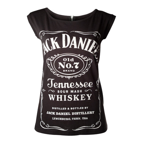 Old No.7 Brand Shirt With Back Zipper, Female, Large, Black