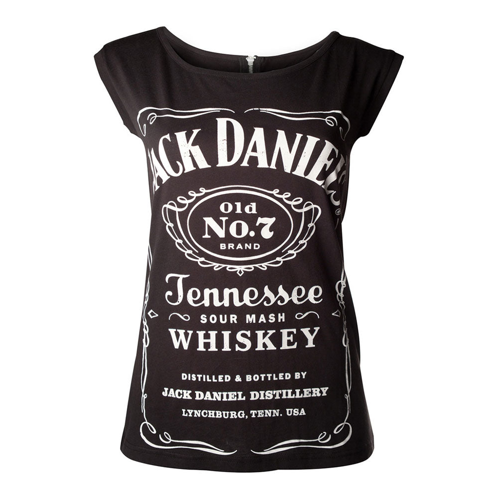 Old No.7 Brand Shirt With Back Zipper, Female, Small, Black